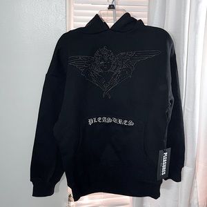 Pleasures Angel Hoodie size M Black Never Worn